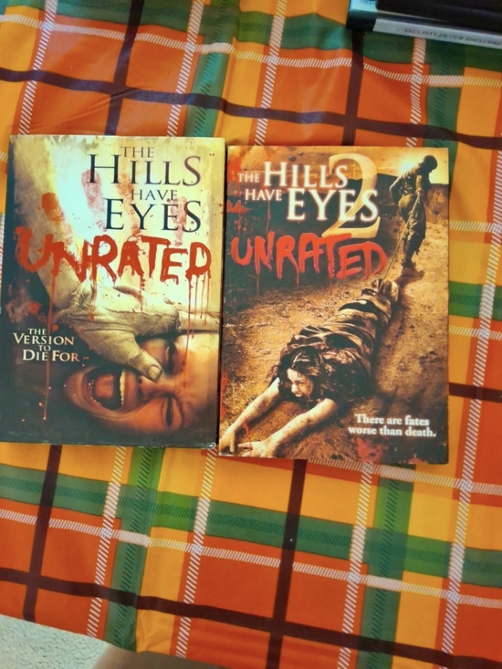 The Hills Have Eyes Unrated DVD Set Orange & Green